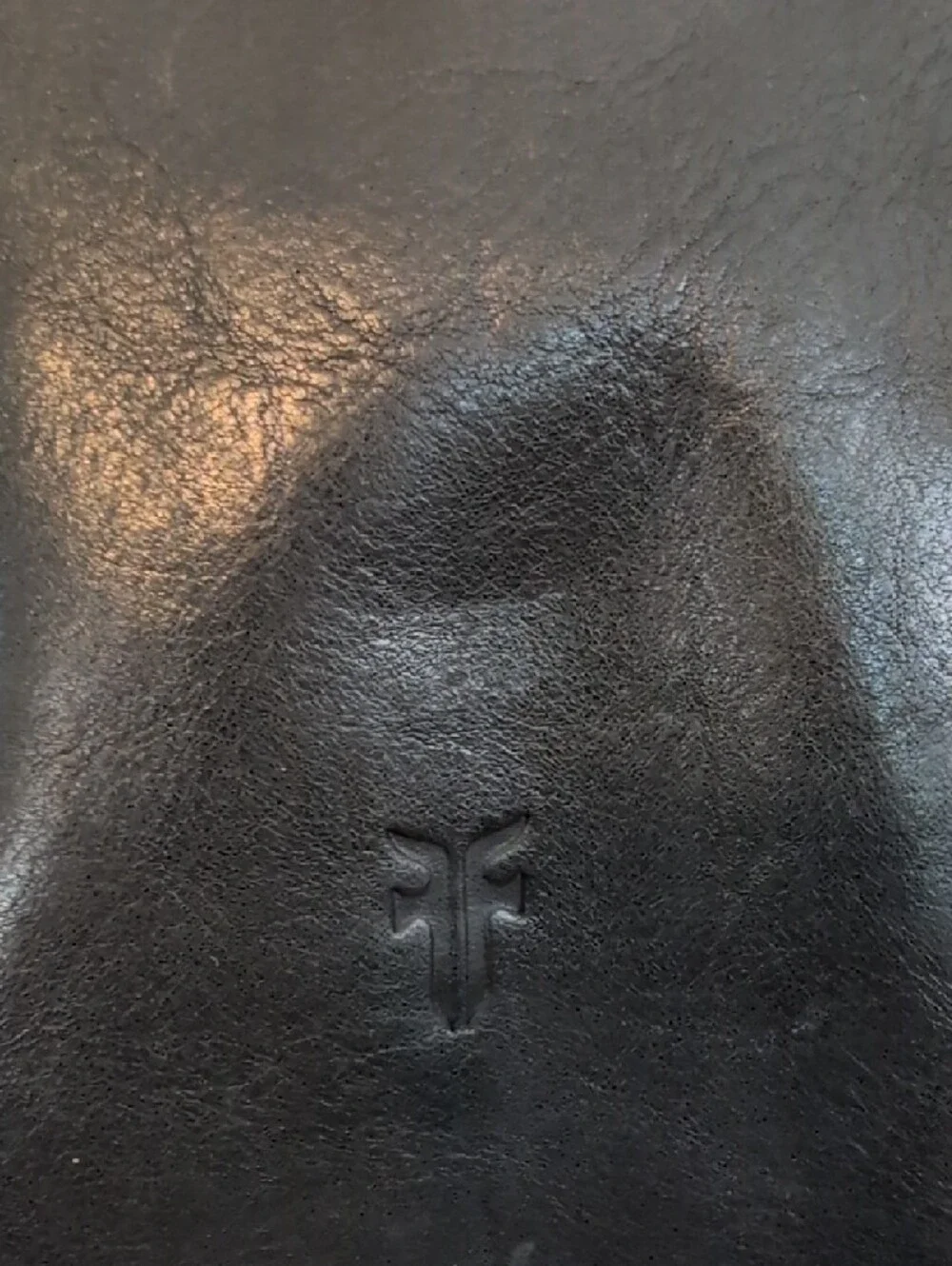 Black Leather Tote Shoulder Bag